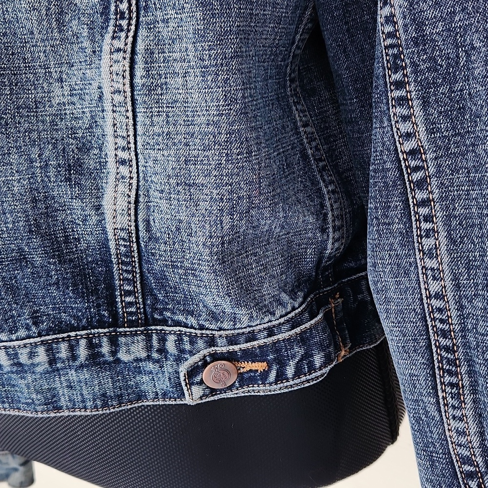 VTG Hard Rock Café Puerto Vallarta Collectible Distressed Jean Jacket (L) - Picture 7 of 11
